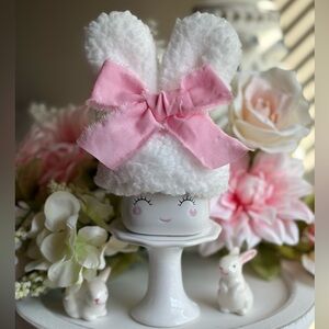 🐰Easter Bunny Marshmallow Mug Hat, Easter Tier Tray Decor
